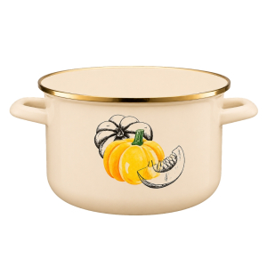 Garnek emaliowany BASSO 20cm/2,8L wzór 1